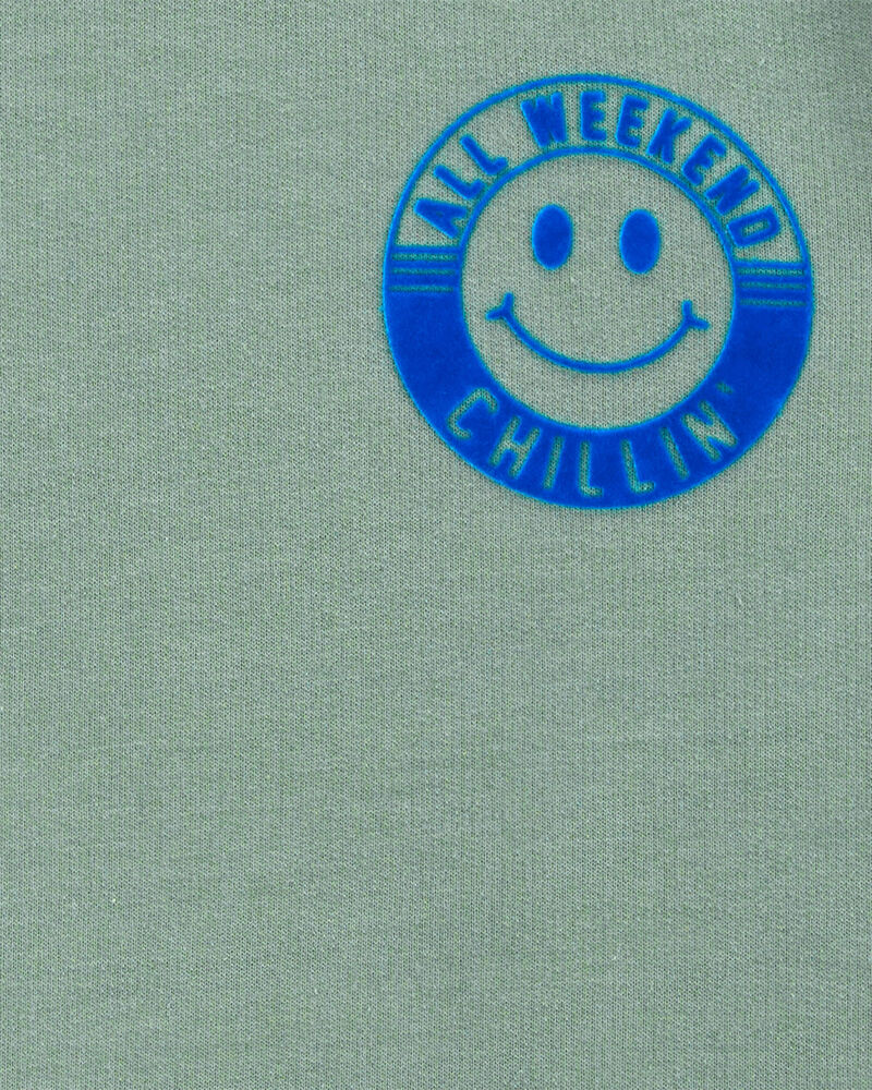 Baby Smiley Face Pullover Sweatshirt, image 2 of 2 slides
