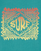 Kid Surf Short-Sleeve Graphic Tee - Turquoise , image 2 of 3 slides