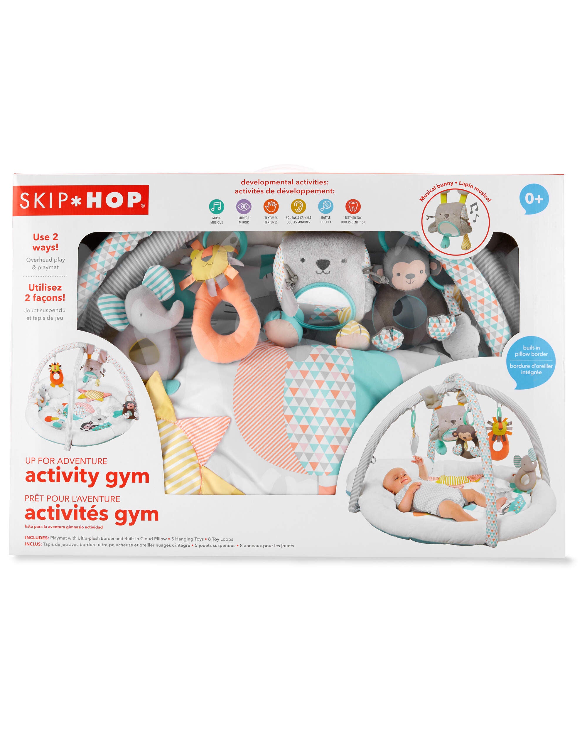 skip hop activity center remove clear