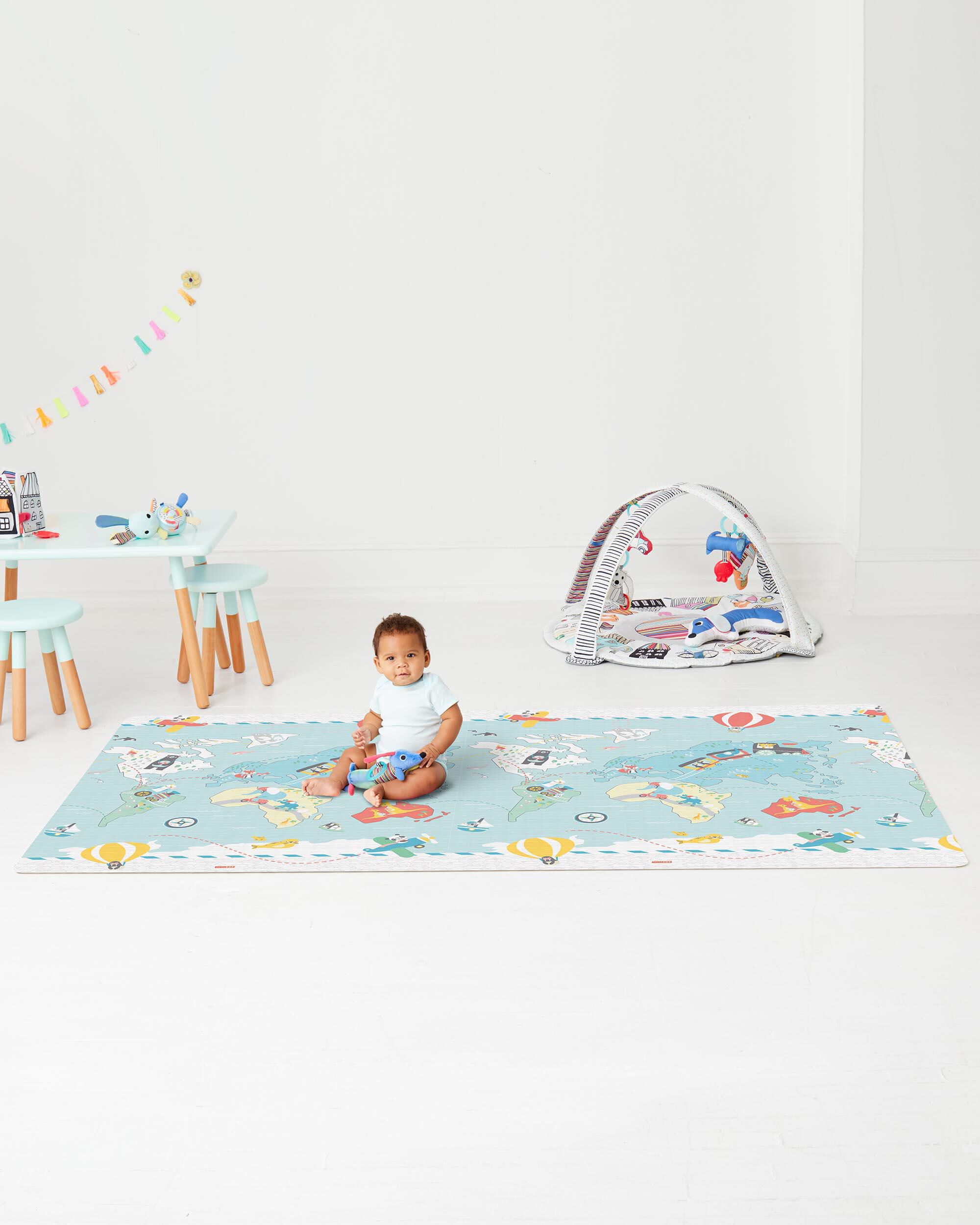 Doubleplay Reversible Playmat Little Travelers