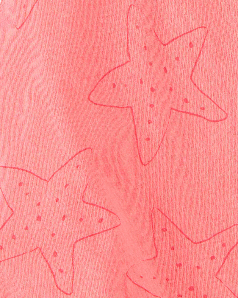 Baby Starfish Snap-Up Cotton Romper, image 2 of 3 slides