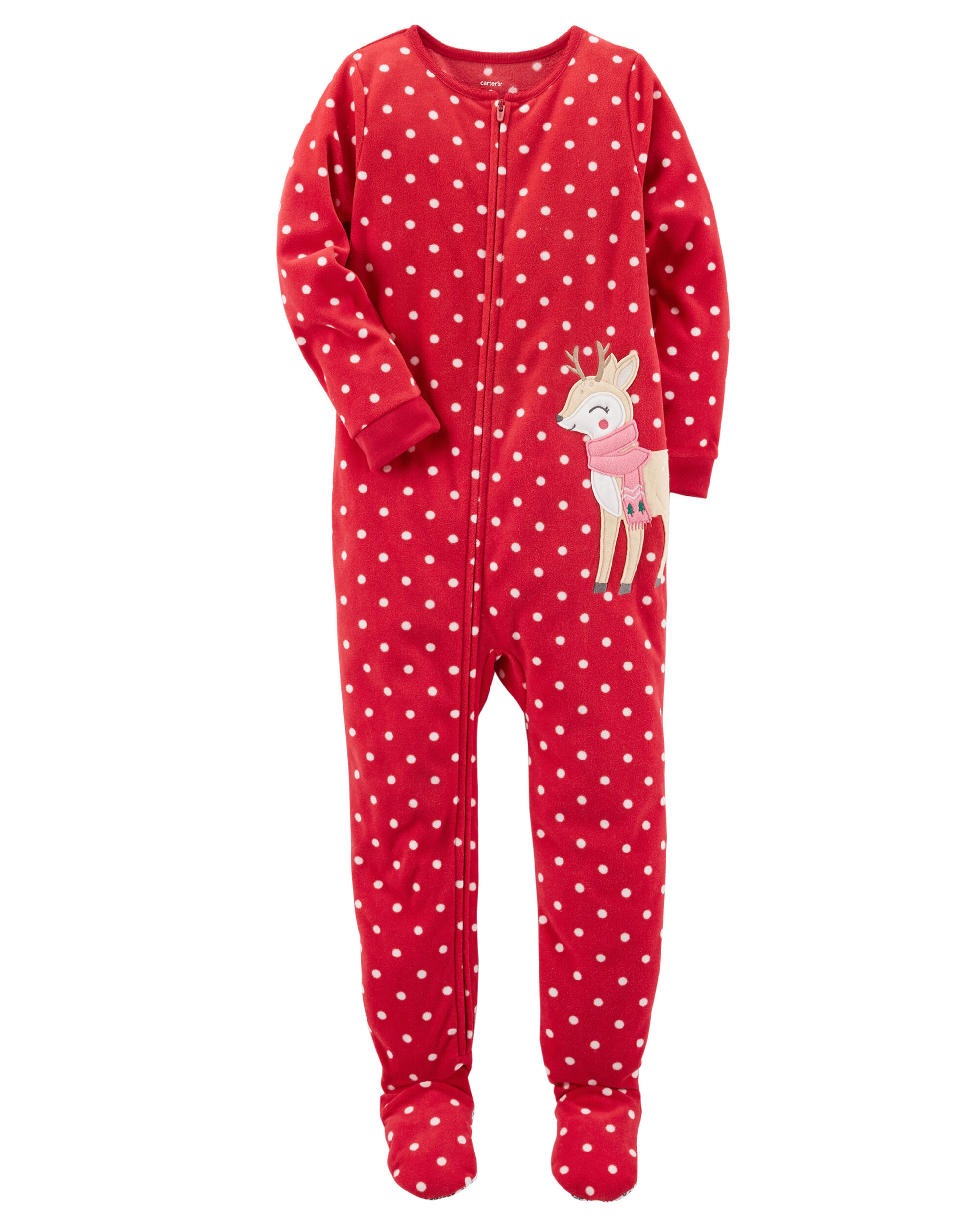 Carters reindeer pajamas