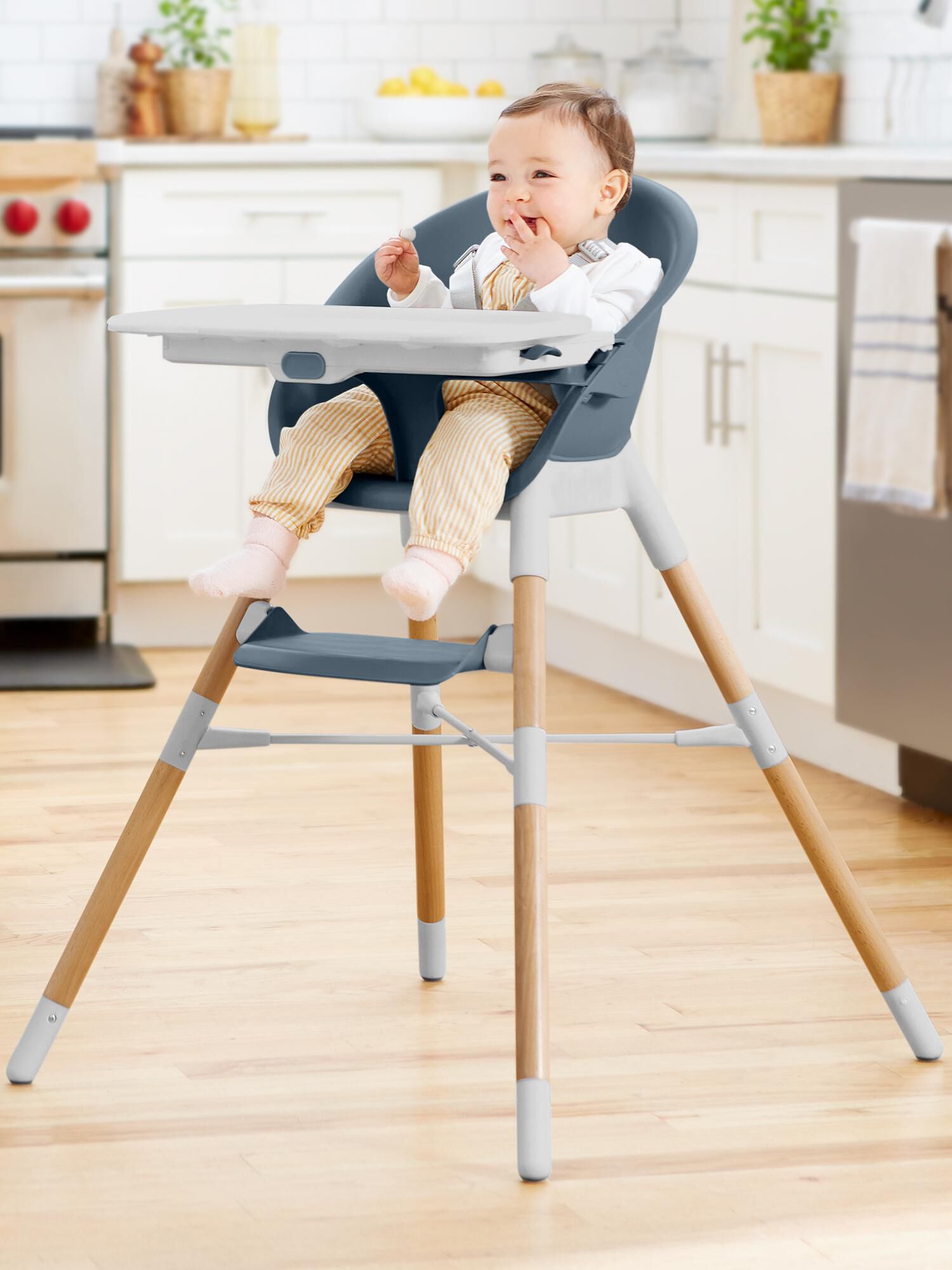 Slate Blue EON 4 in 1 High Chair Slate Blue skiphop