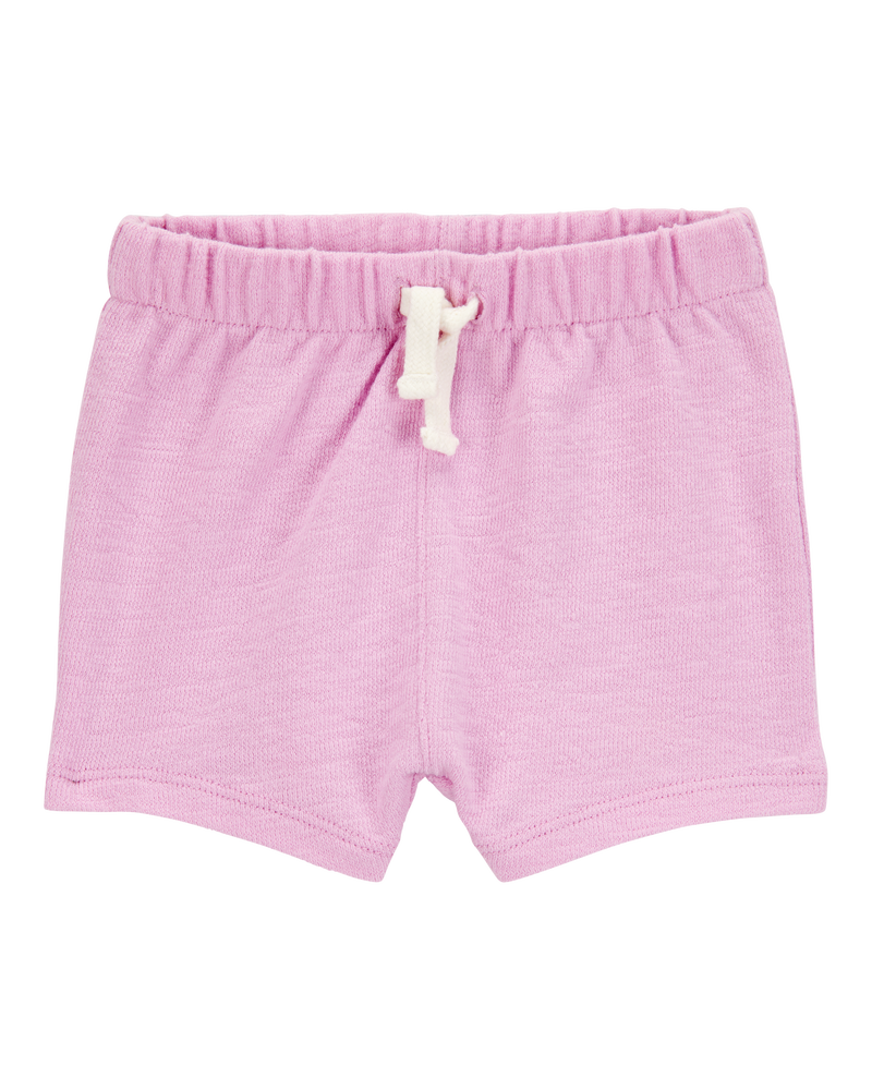 Baby Pull-On Slub Jersey Shorts, image 1 of 4 slides