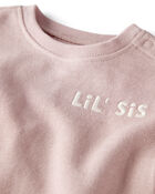 Baby Organic Cotton Lil' Sis Bubble , image 2 of 5 slides