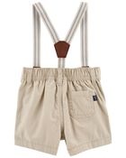 Baby Suspender Shorts, image 2 of 3 slides