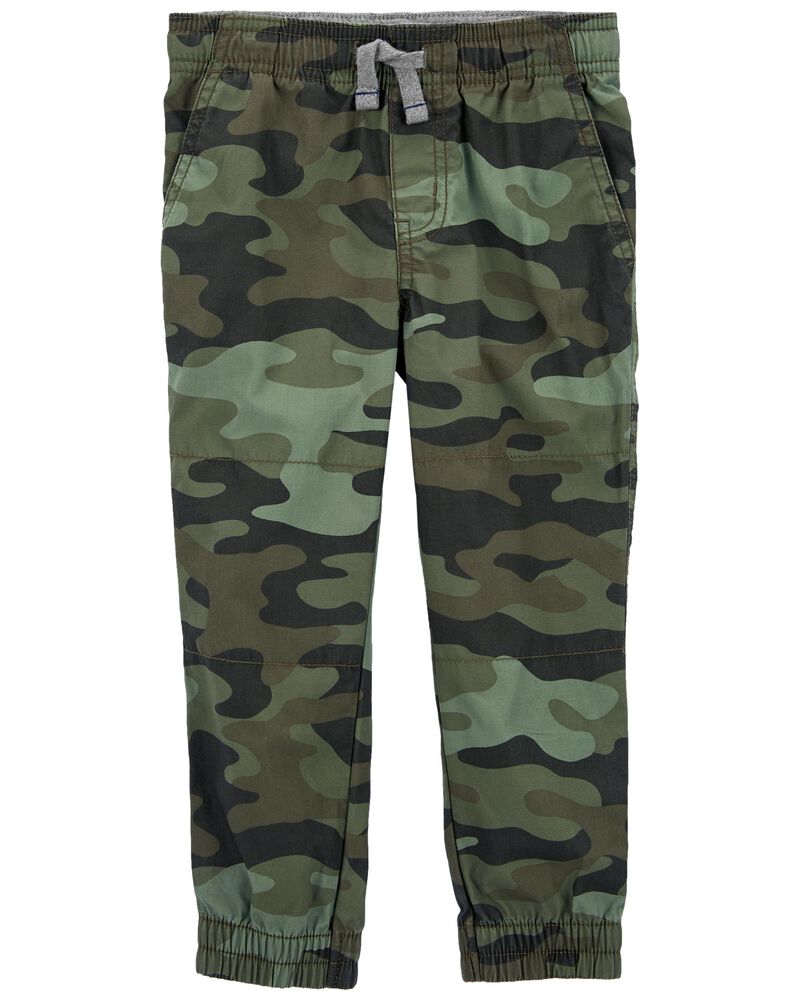 Baby Camo Everyday Pull-On Pants, image 1 of 4 slides