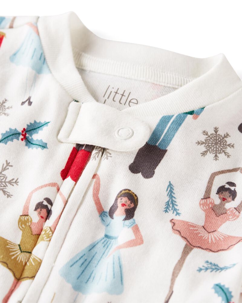 Baby Organic Cotton Sleep & Play Pajamas, image 2 of 4 slides