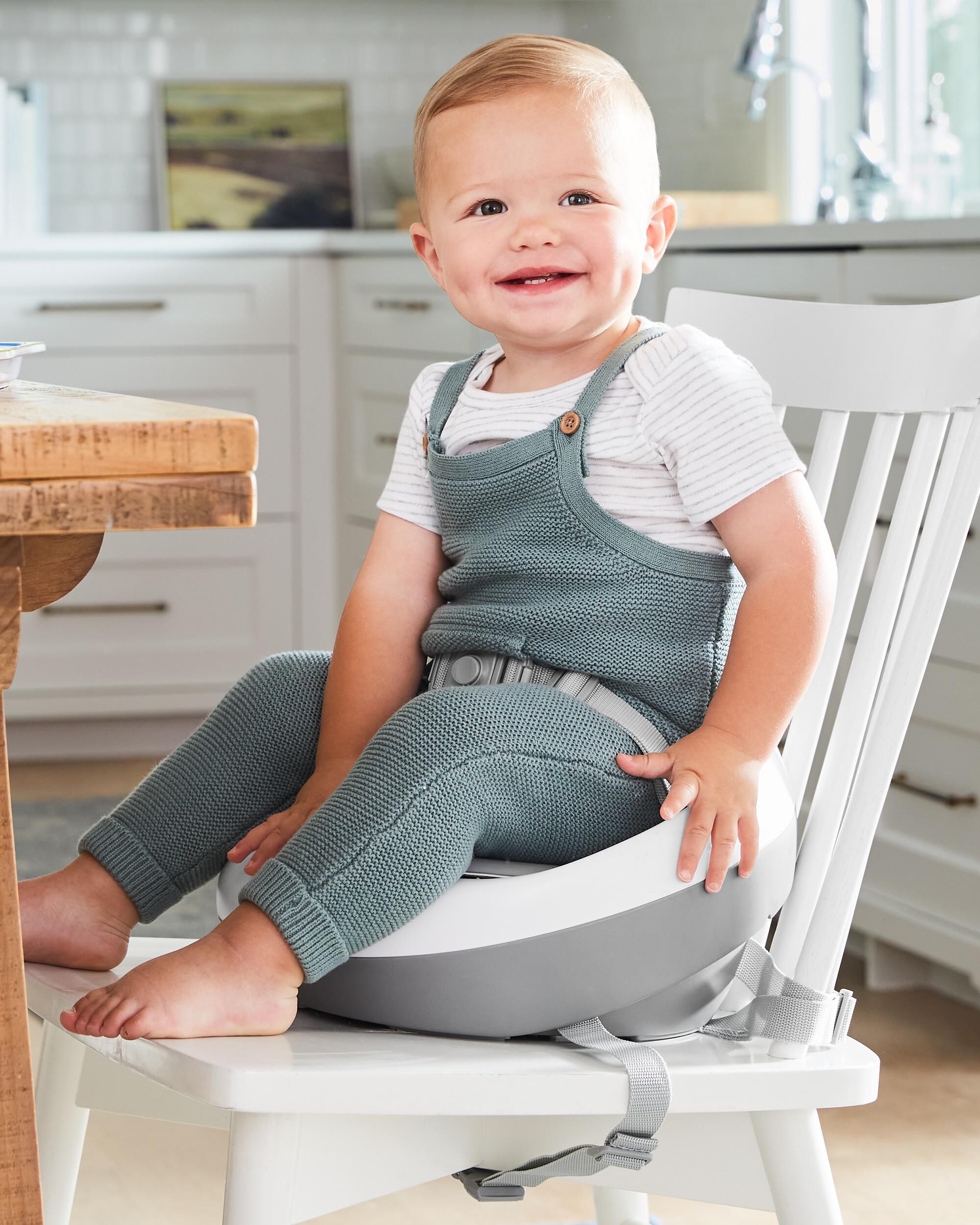 Sleek Seat Booster - Grey/White, image 10 of 11 slides