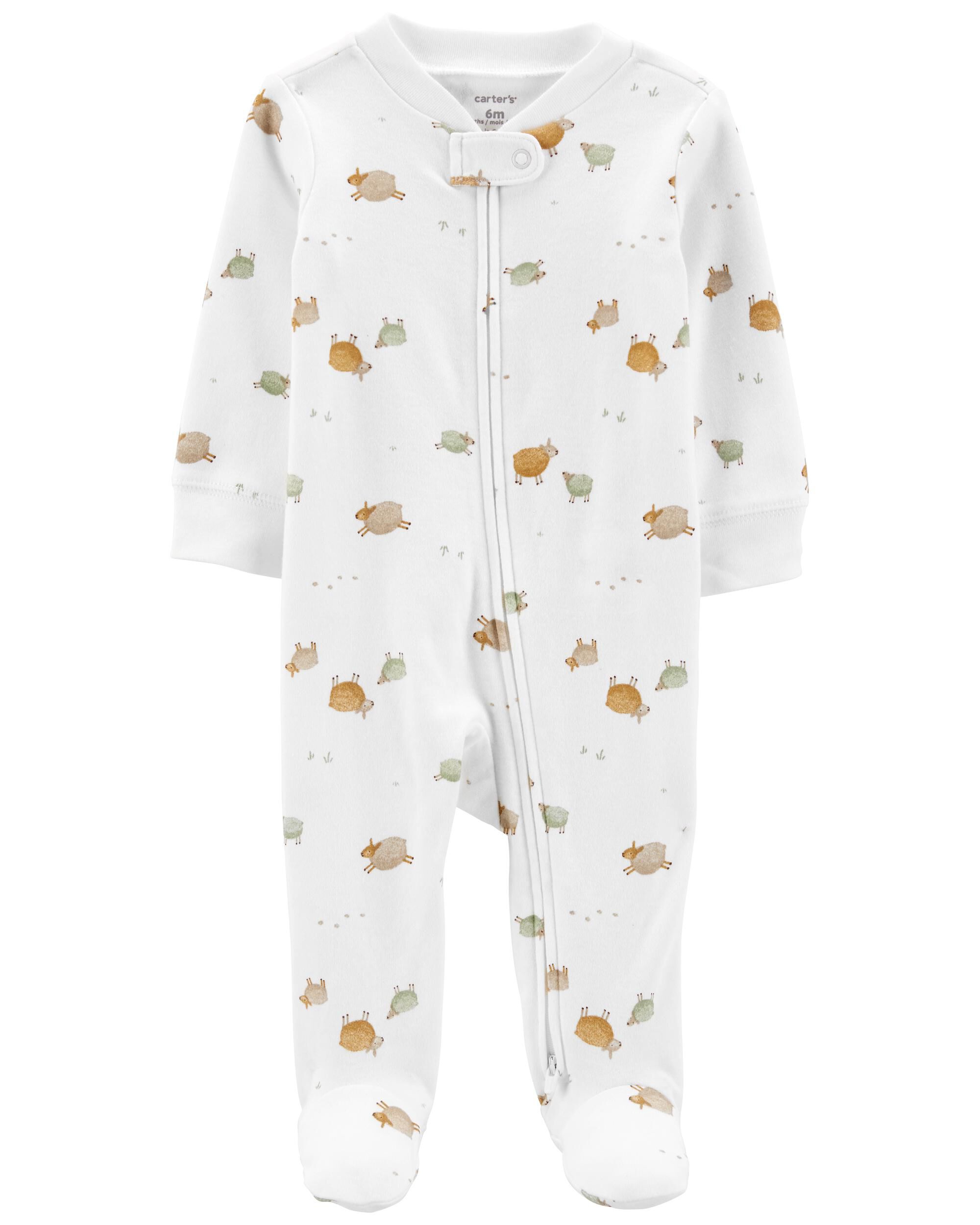 Carter's 2 top way zip pajamas
