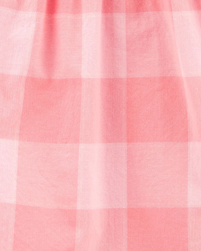 Toddler Plaid Babydoll Top, image 2 of 3 slides