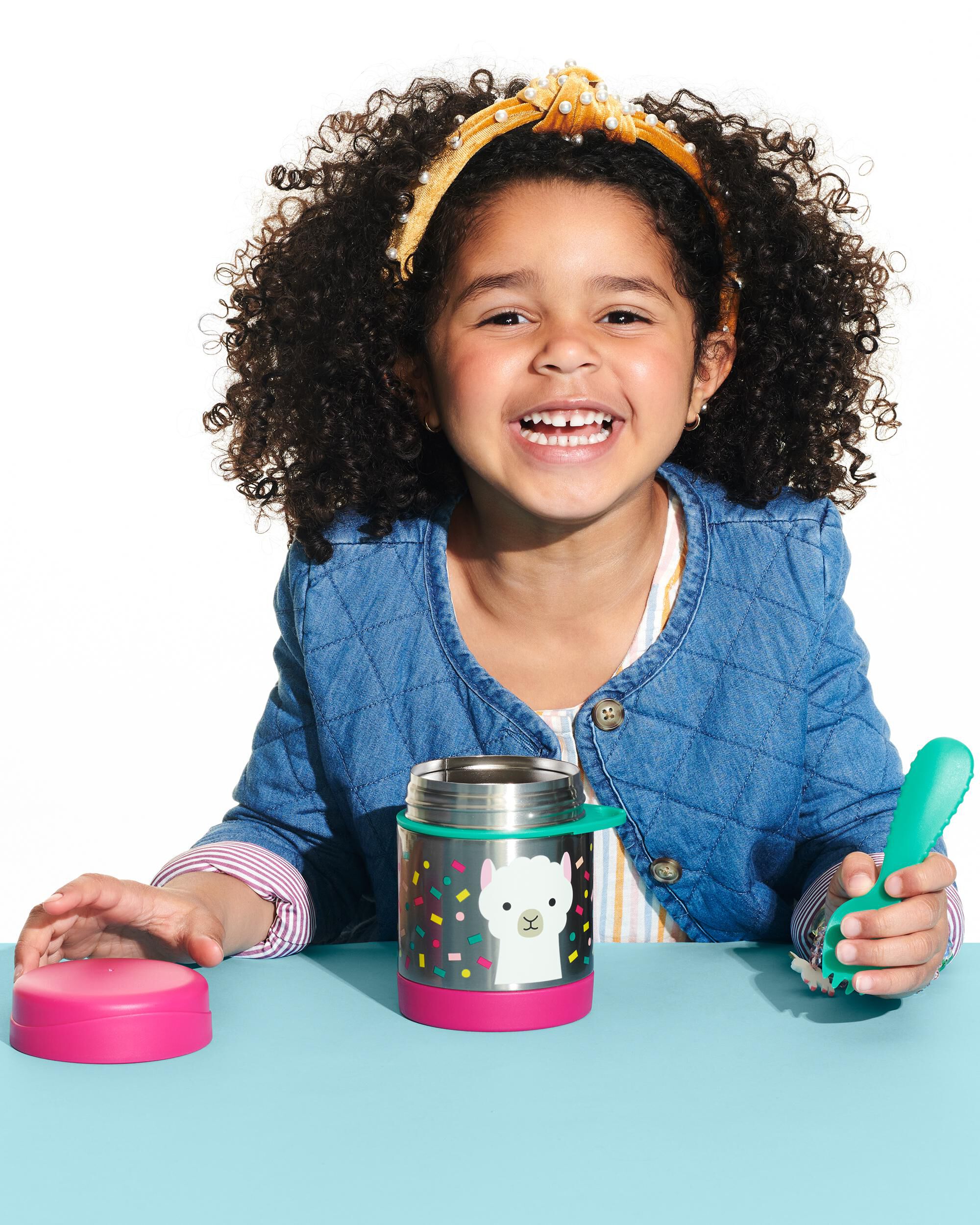 Llama Zoo Insulated Little Kid Food Jar skiphop