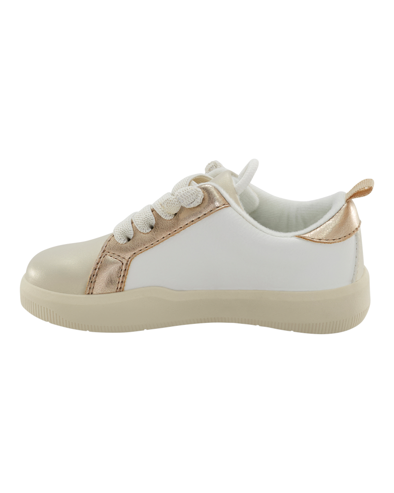 Toddler Metallic Star Sneakers - Gold, image 6 of 7 slides