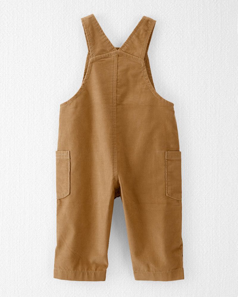 Baby Organic Cotton Corduroy Overalls, image 2 of 6 slides
