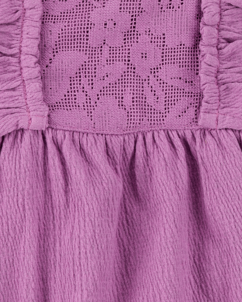 Baby Girl Flutter Lace Bubble, image 2 of 3 slides