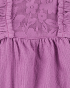 Baby Girl Flutter Lace Bubble, image 2 of 3 slides