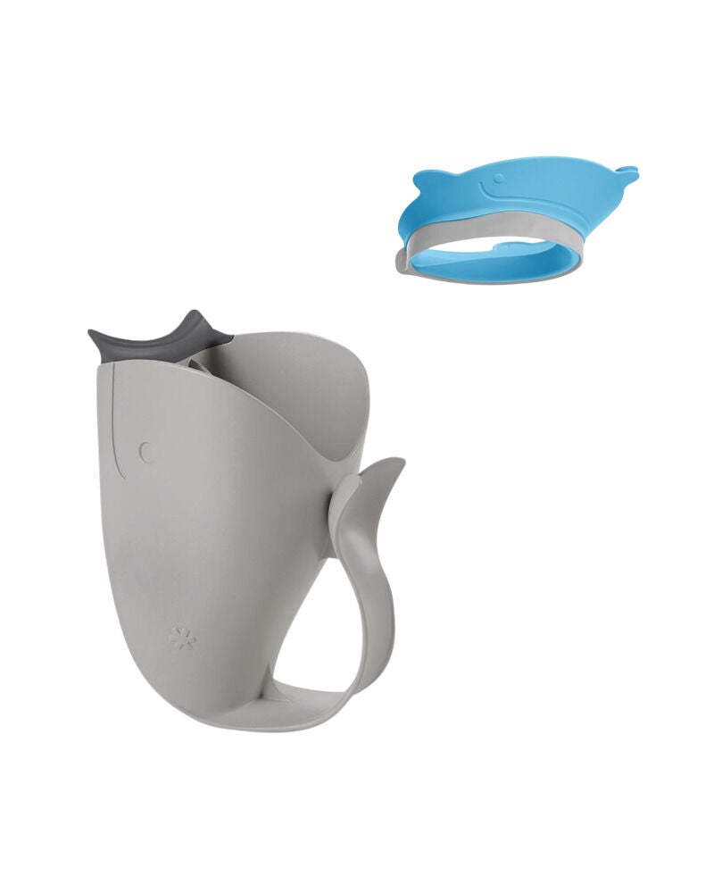 Multi Baby 2 Piece MOBY Bath Visor Waterfall Rinser Set Skip Hop