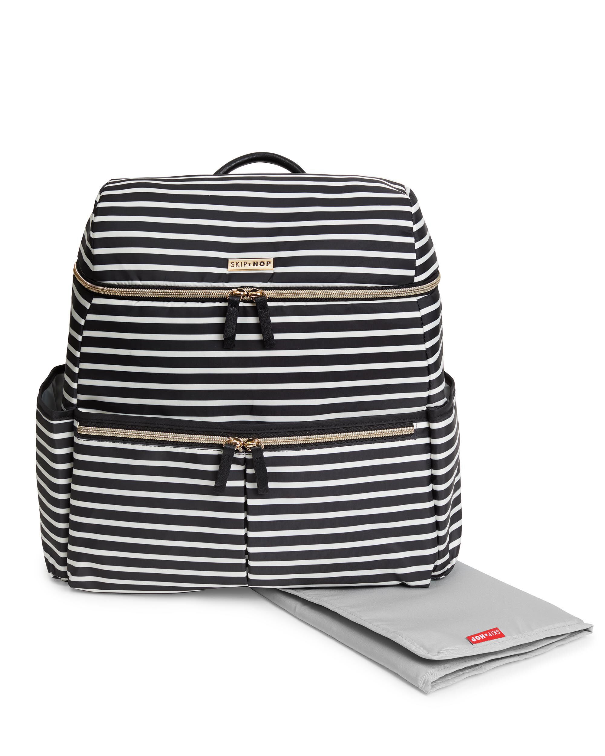 skip hop striped changing bag