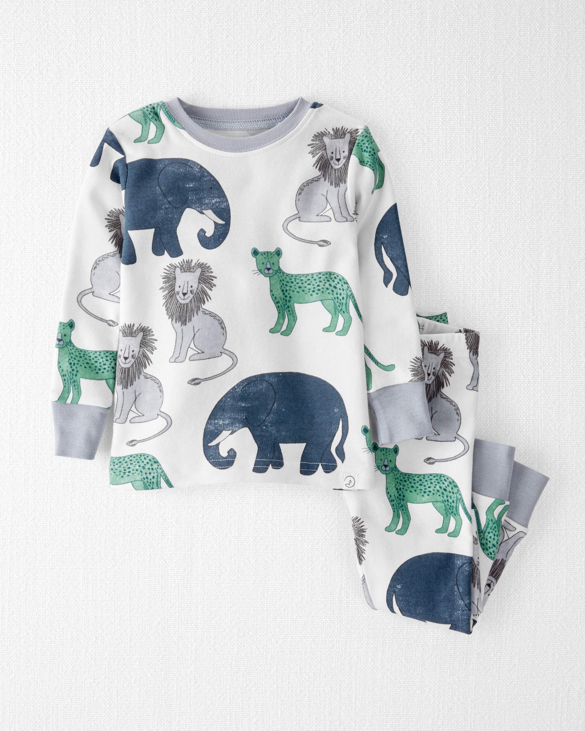 Leopard print hot sale baby pajamas