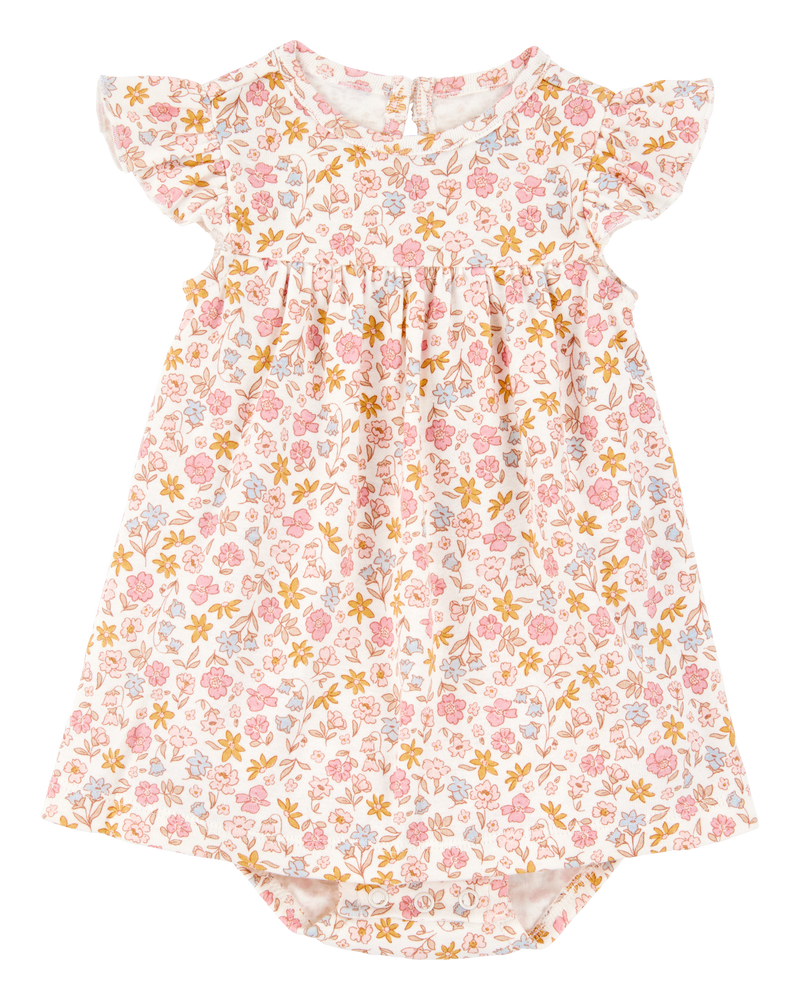 Baby 2-Piece Bodysuit Dress & Cardigan Set, image 2 of 5 slides