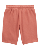 Kid Drawstring Lounge Short - Rust, image 2 of 4 slides