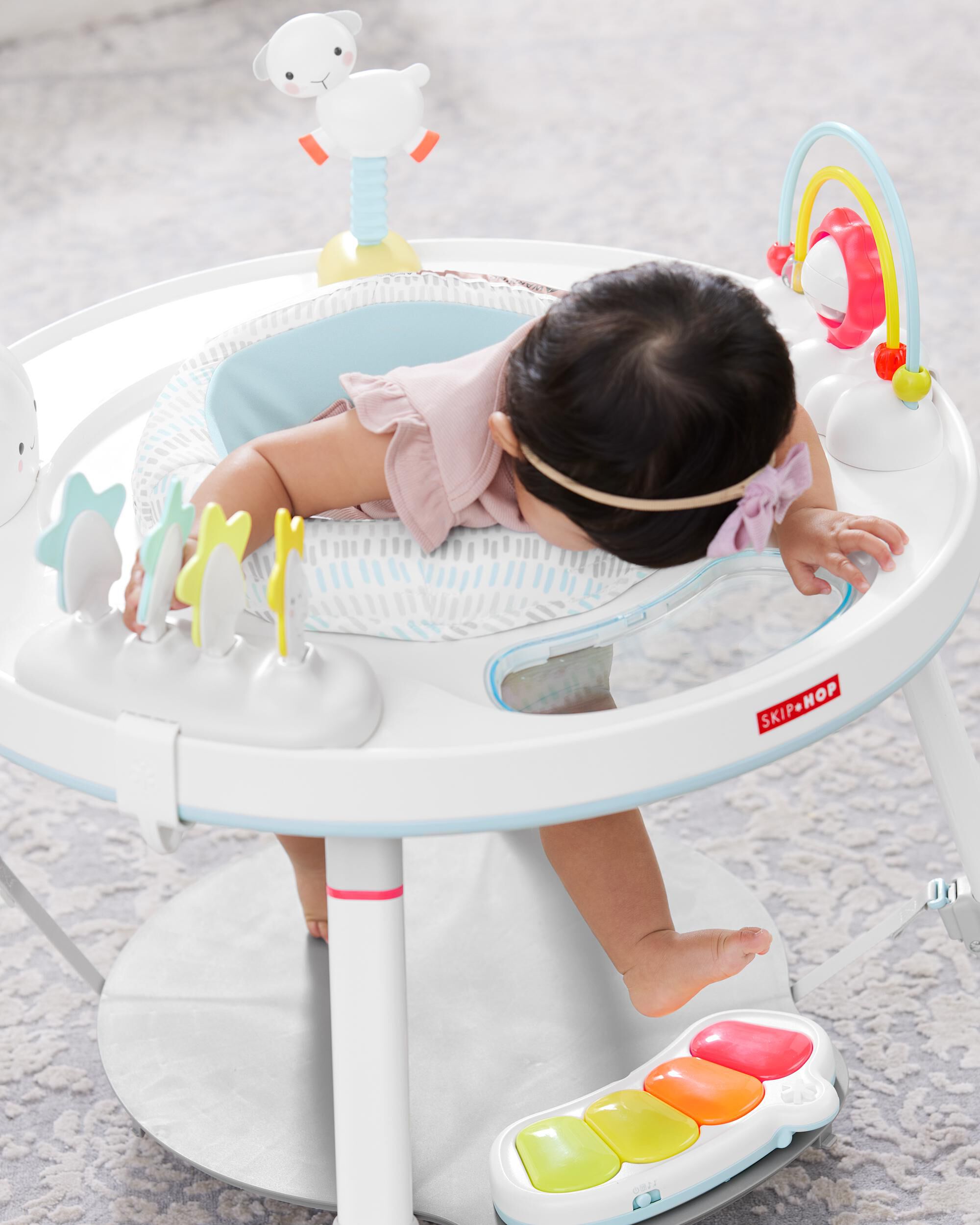 skip hop silver lining cloud baby's view activity center