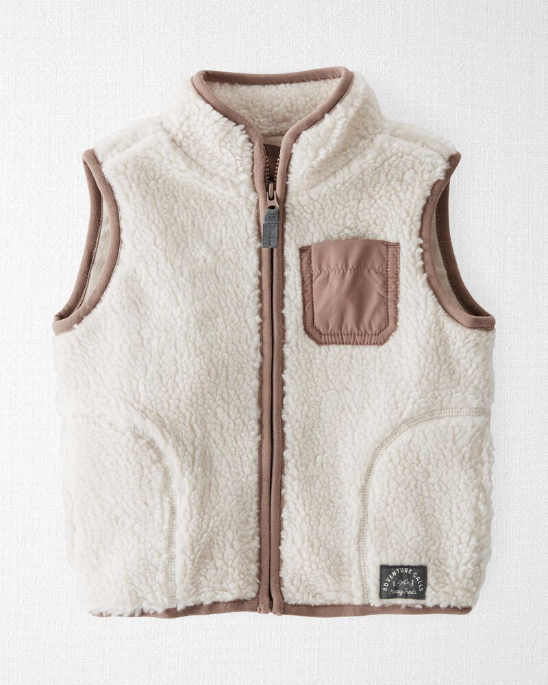 Baby Recycled Sherpa Vest, image 1 of 3 slides