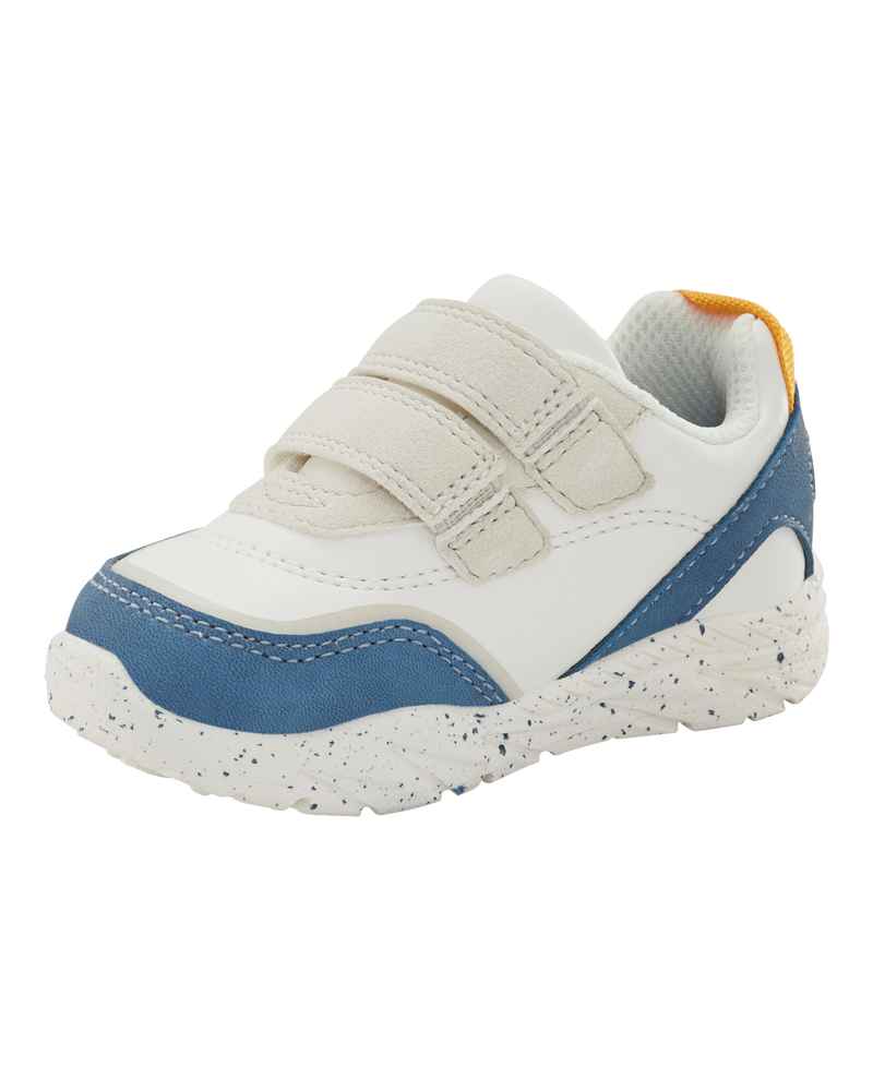 Baby  Every Step® First Walker Fashion Sneakers - White/Blue, image 7 of 7 slides