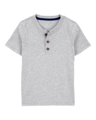 Baby Short-Sleeve Henley Tee, image 1 of 3 slides