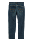 Kid Husky Fit Straight Jeans in Dark Rinse, image 2 of 3 slides