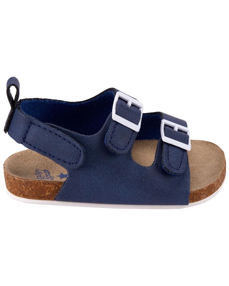 Baby Faux Cork Sandals, image 2 of 7 slides