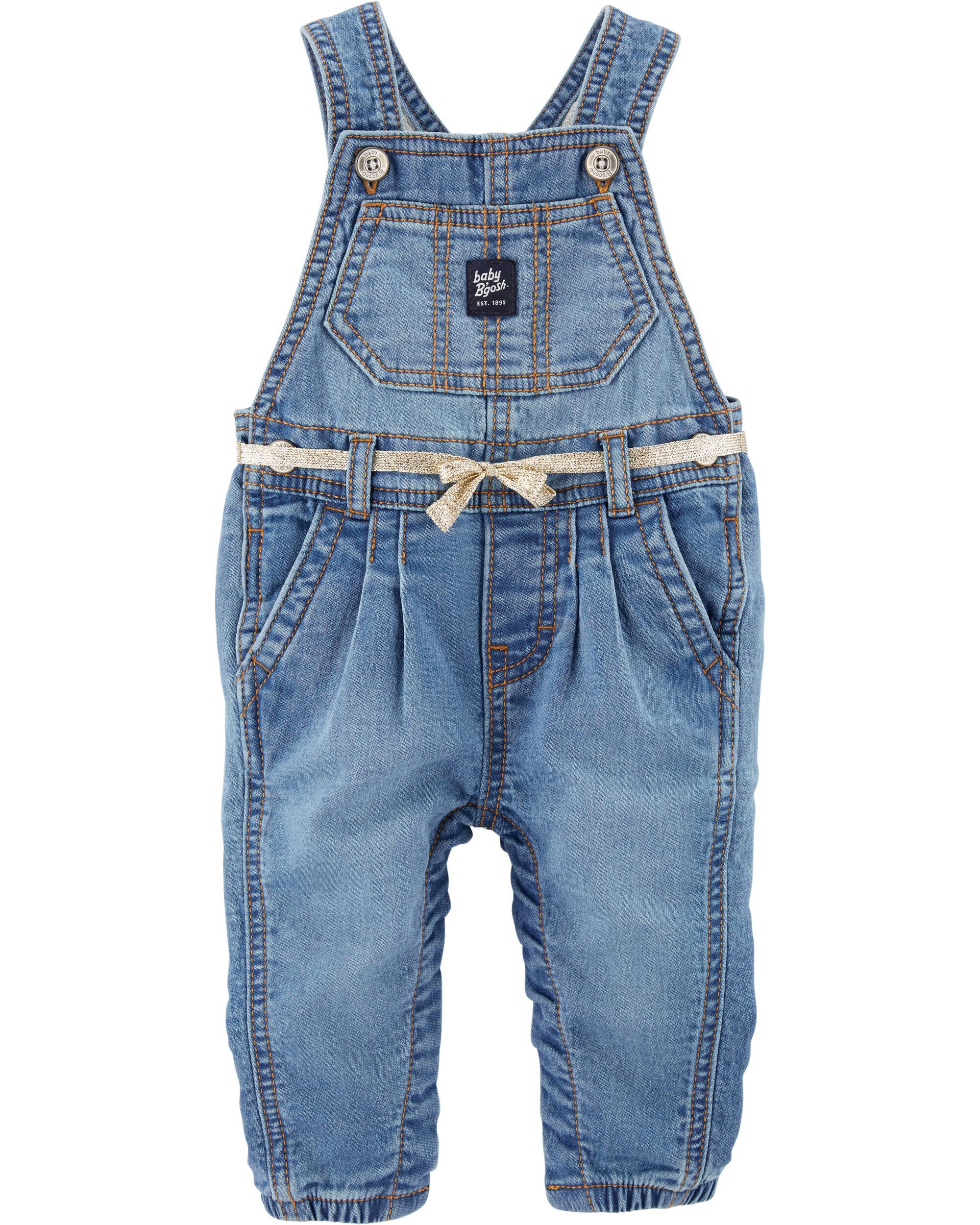knit denim overalls
