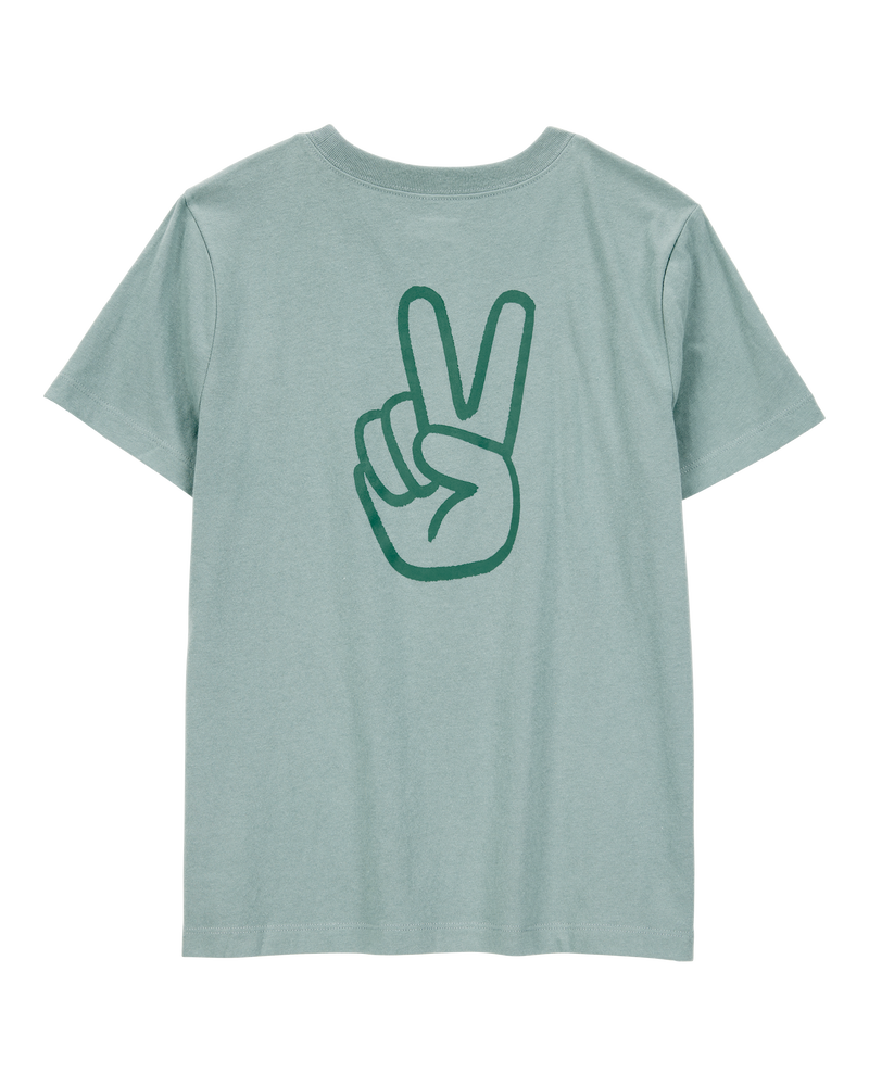 Kid My Bad Short-Sleeve Graphic Tee - Green, image 2 of 5 slides