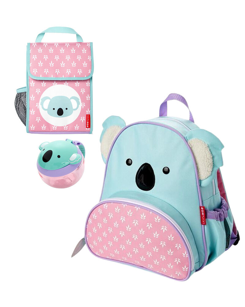 Little Kid 3-Piece Koala Backpack, Lunch Box & Snack Cup Set, image 1 of 6 slides