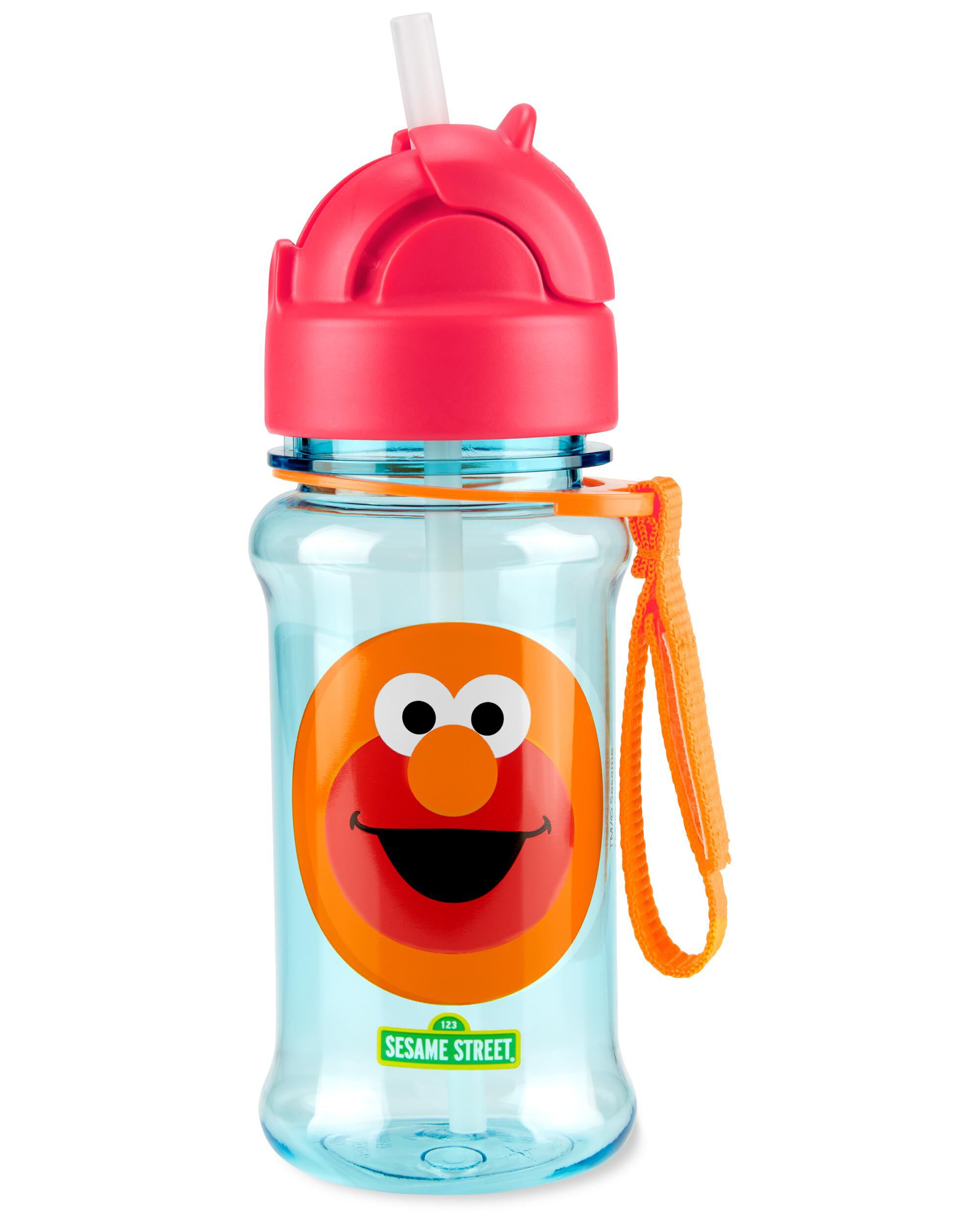 Sesame Street Snack Cup & Straw Bottle Set - Elmo, image 4 of 4 slides