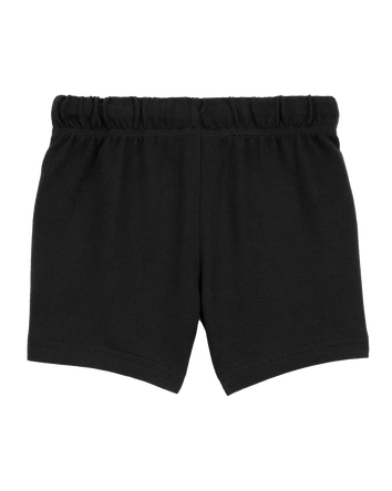 Baby Boy Pull-On French Terry Shorts - Black, 