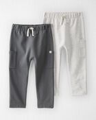Toddler 2-Pack Organic Cotton Sweatpants, image 1 of 3 slides