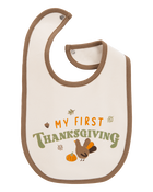 Baby My First Thanksgiving Teething Bib, image 2 of 3 slides