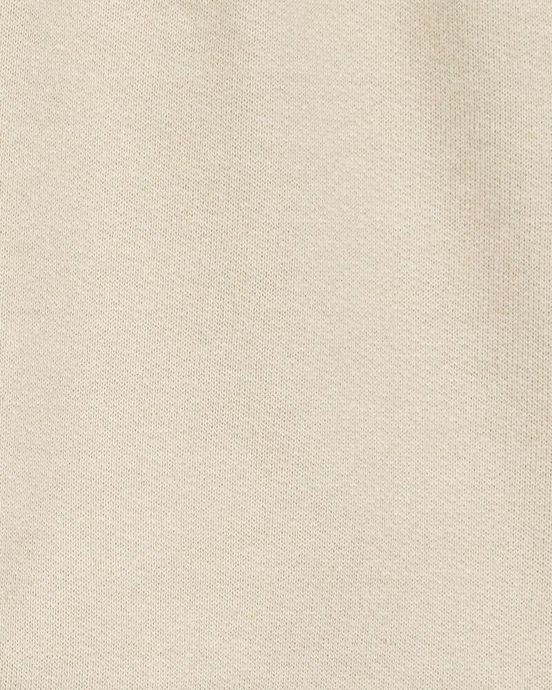 Toddler Boy Pull-On French Terry Shorts - Khaki, image 5 of 6 slides