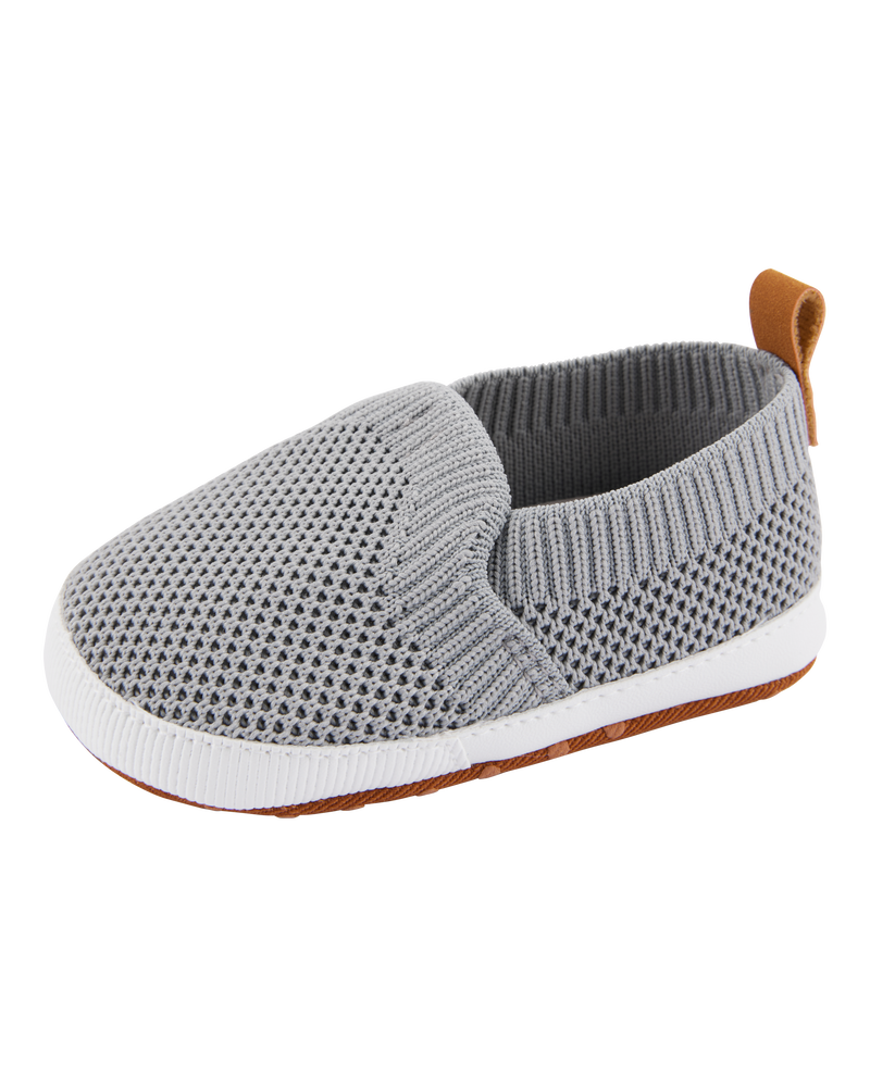 Baby Mesh Slip-On Shoes - Grey, image 6 of 7 slides