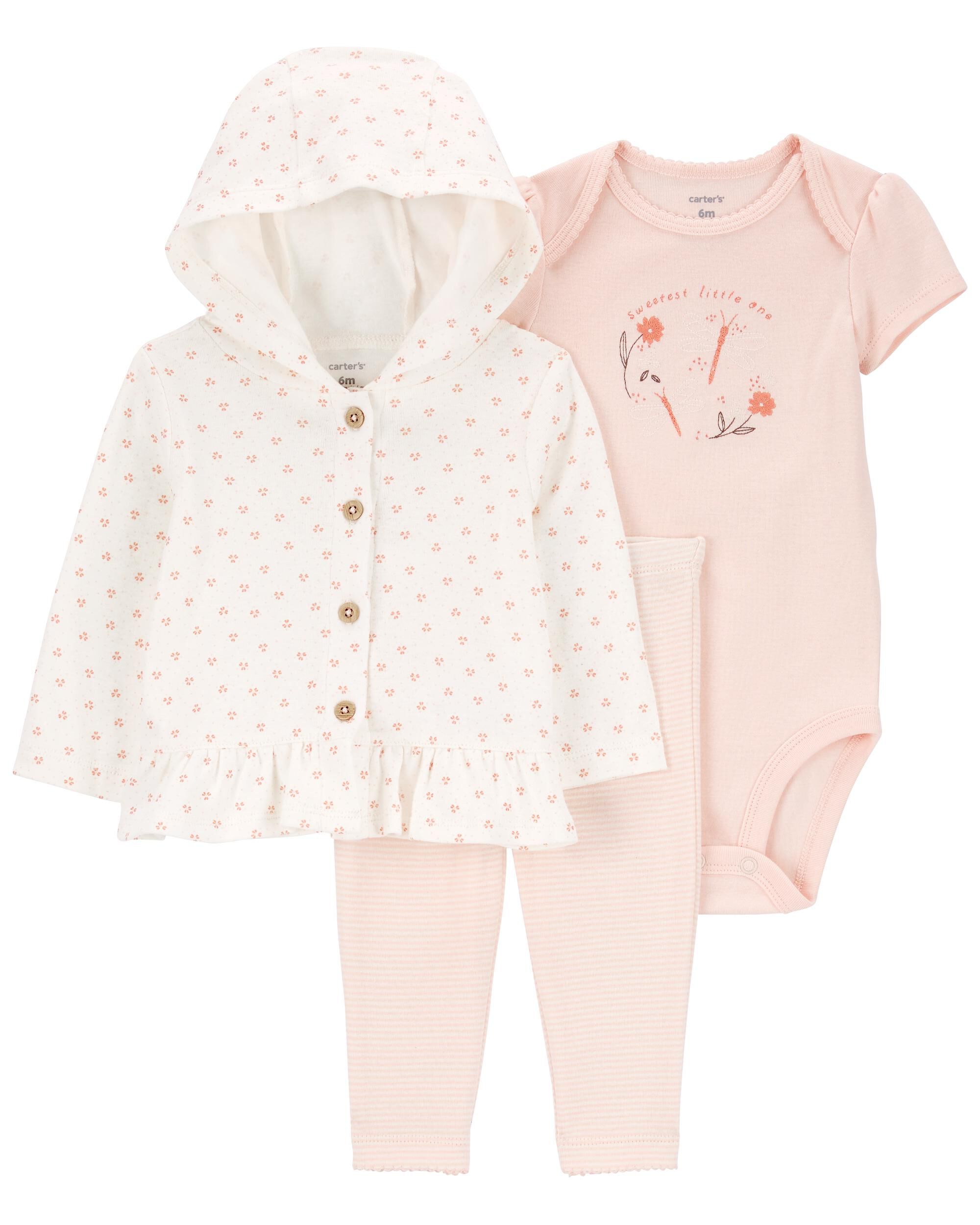 Carters baby girl cardigan clearance
