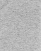 Baby 2-Pack Heather Gray & Pink Cotton Stretch Leggings, image 3 of 3 slides