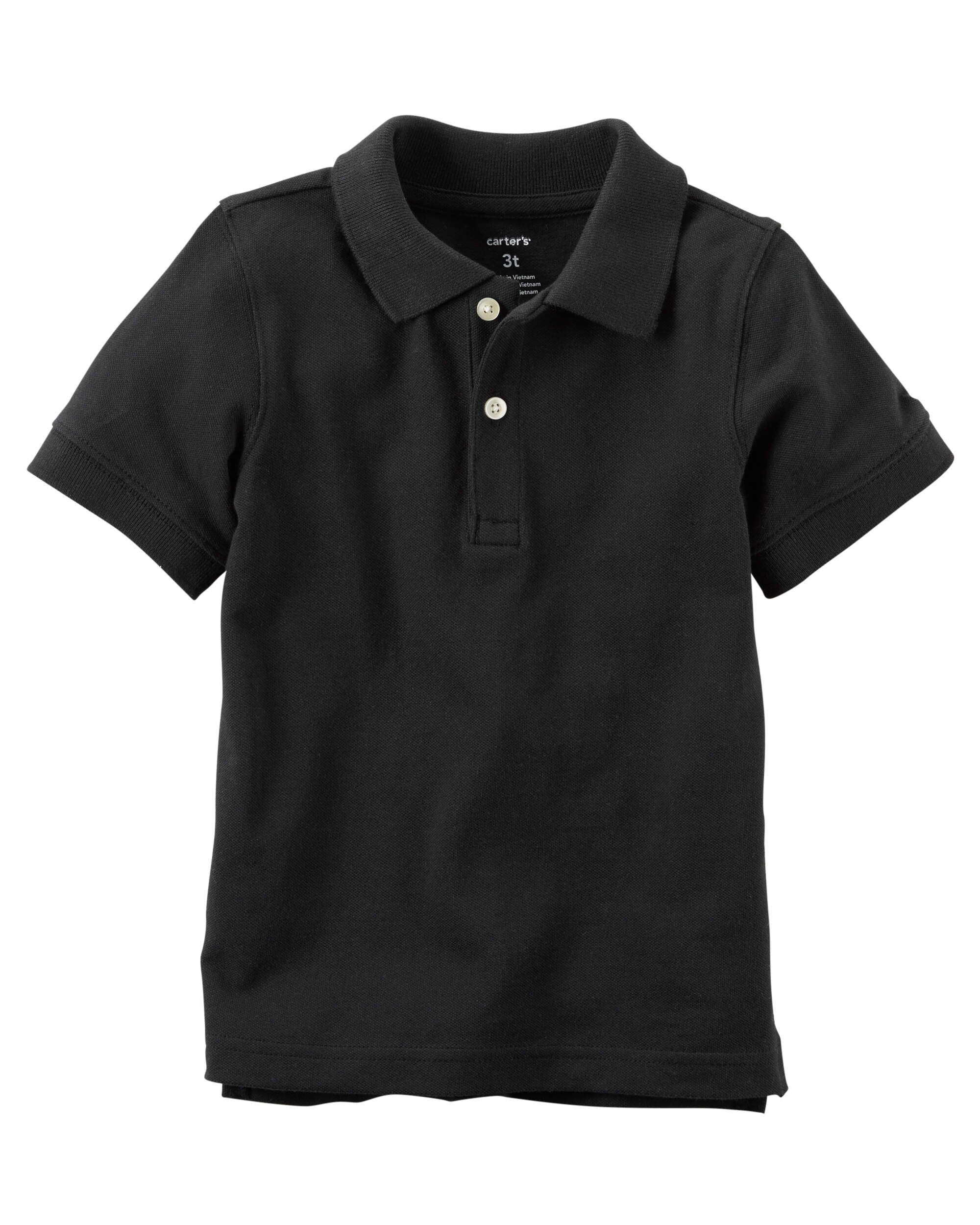 Pique top uniform polo