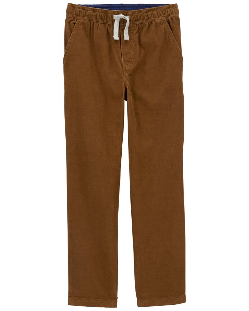 Pull-On Corduroy Pants, image 1 of 3 slides