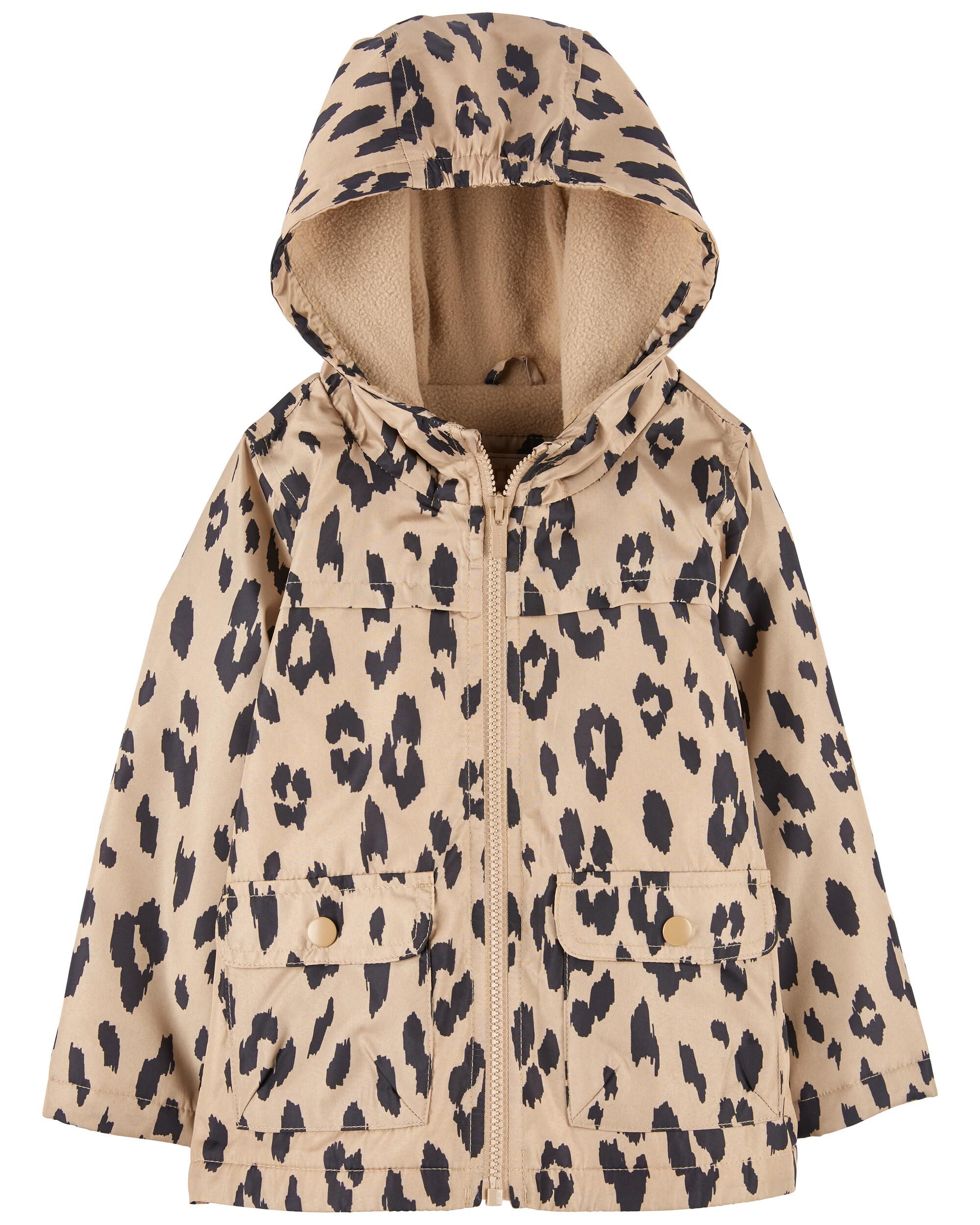 Leopard lined parka deals