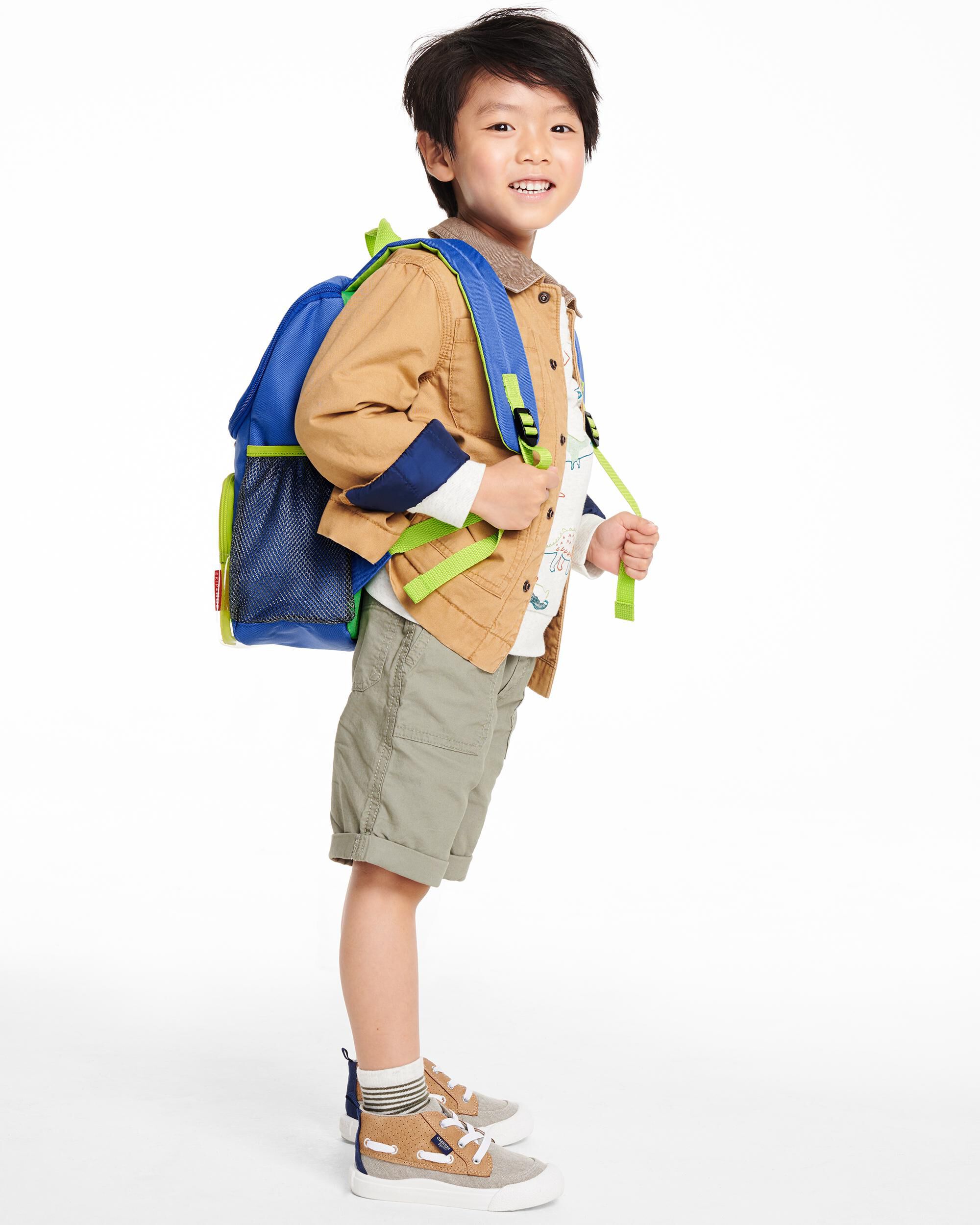 Child outlet with backpack