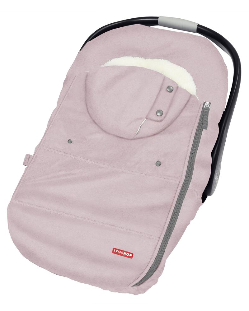 Stroll & Go Car Seat Cover - Pink Heather, image 6 of 8 slides