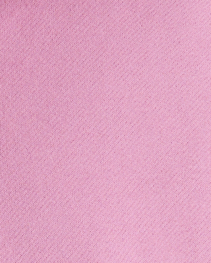 Toddler Girl Long-Sleeve Quarter-Zip Pullover Sweatshirt - Pink, image 2 of 3 slides