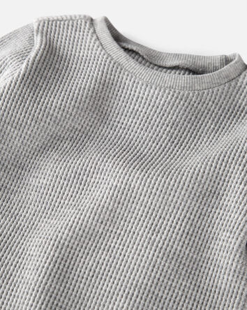 Baby 3-Pack Waffle Knit T-Shirts Made with Organic Cotton, 