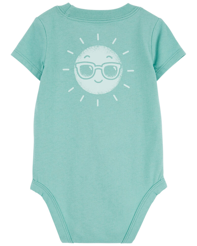 Baby Little Brother Cotton Bodysuit, image 2 of 4 slides